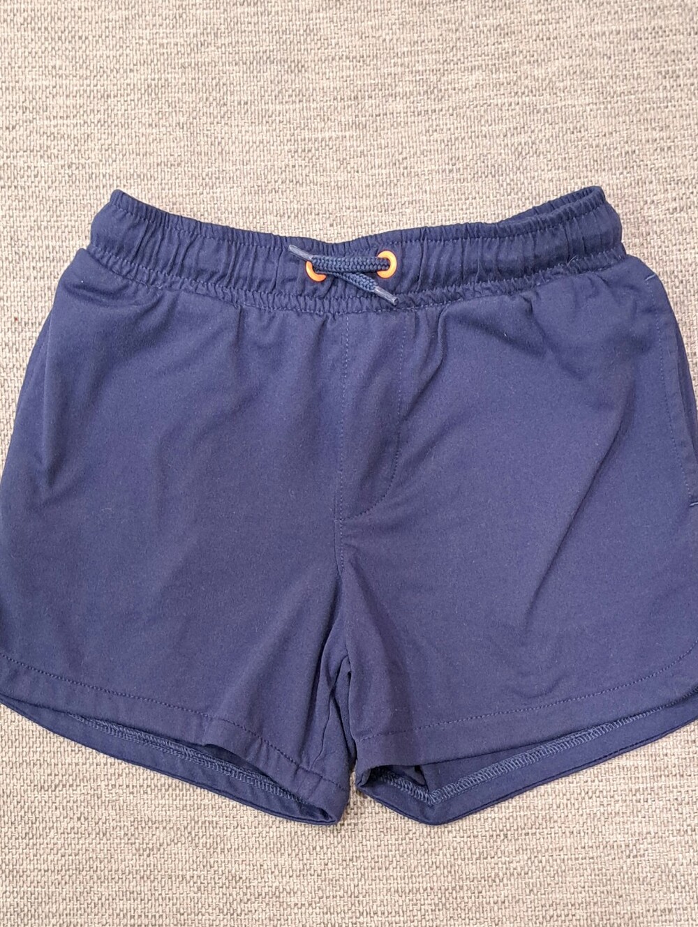 Boys 4T Navy Blue Shorts With Front Pockets Elastic Waistband And Drawstring
